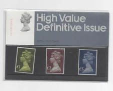 1977 GB Royal Mail High Value Definitive Stamps Presentation Pack - Pack No 91