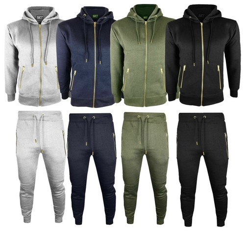Mens slim fit fleece hoodie - fleece,