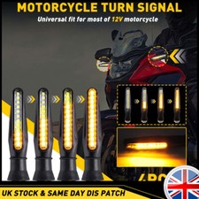 Universal Motorcycle Bike LED Amber/Yellow Turn Signal Blinker Light Indicators