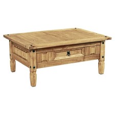 SOLID PINE COFFEE TABLE LARGE