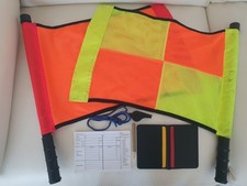 Ref Kit 2 Linesman Flags Red &