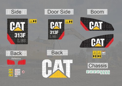 Cat 313f digger - l, gc