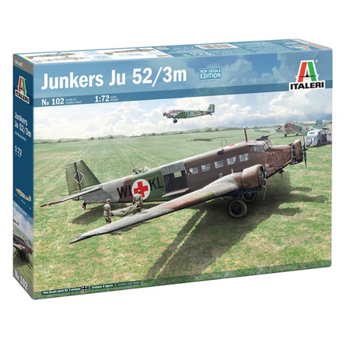 Italeri 102 junkers 3m - junkers, ju-52/3m