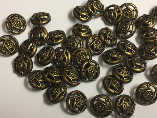 Brass colour metal look - 20,
