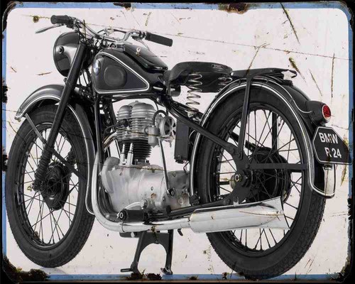 Bmw metal sign - metal,