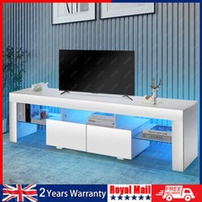 160cm White High Gloss TV