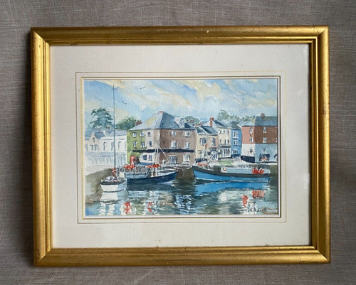 Vintage original watercolour - original,