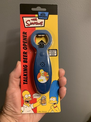 Simpsons talking beer opener - simpsons,