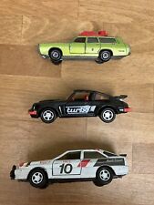 3 Vintage Matchbox SuperKings Audi Quattro K90, K-70 Porsche & K-23 Commuter
