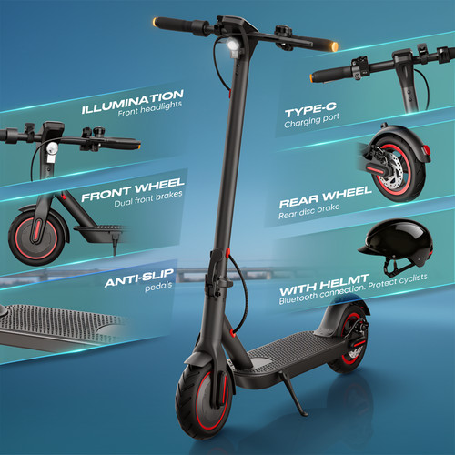 Foldable electric scooter 30km - electric,