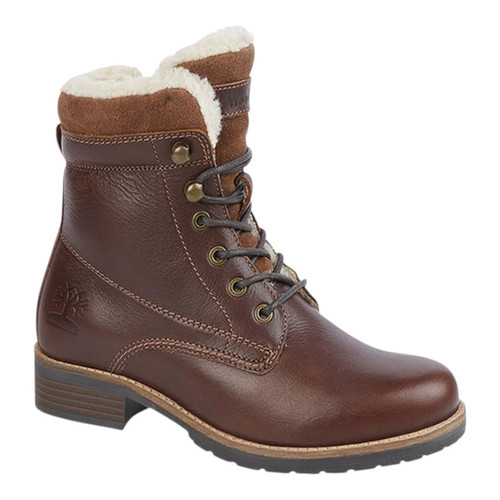 Woodland brown leather ladies - brown,