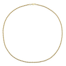 18K Yellow Gold Rope Chain -