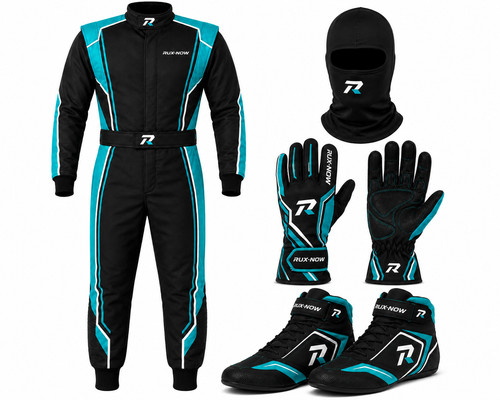 Kart racing suit - kart, gloves