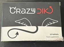 3 X Crazy DIK Tablets For Men 10 Tablets Brand New Next Day Postage Cheap 