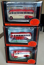 3x EFE Gilbow Bus Car Models 1/76 Scale 18407 18709 20902 Bedford Leyland Box