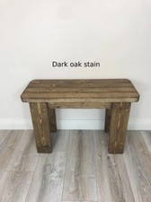 BRAND NEW Retro Handmade Wooden Bench- Many Colours. Unique Design