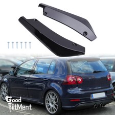 For VW Golf MK7 MK7.5 Rear Spats Bumper Lip Wrap Angle Diffuser Splitter Canard