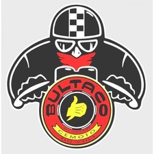 BULTACO biker sticker vinyl