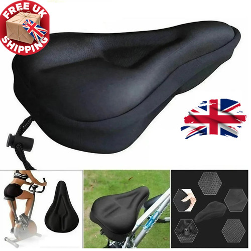 Gel padded bike seat cover - bike,