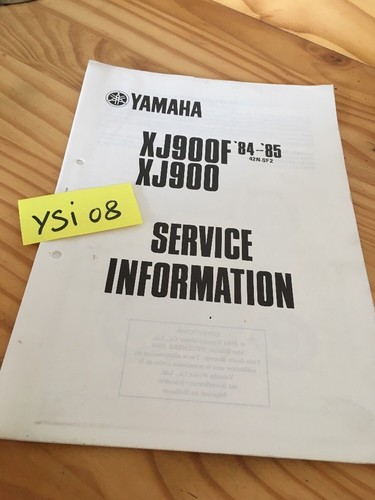 Yamaha xj900f xj900 - xj900, 85