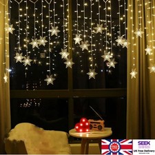 LED Snowflake Fairy String