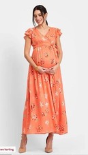 Seraphine Dress Luxury Coral