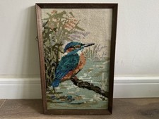 Vintage Framed Kingfisher