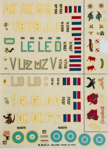 Esci decals hawker hurricane - esci,