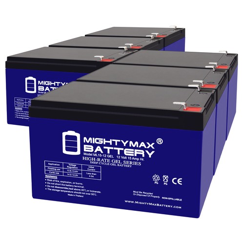 Mighty max 12v 15ah gel - mighty,