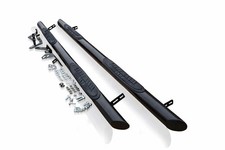 3" Black Side Bars + 4 Step