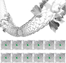 12 Pcs Silver Foil Garland