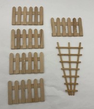 Dolls House Fence Panels And Trellis (GRA/06)