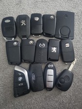 JOB LOT OF 14 USED CAR KEYS IN