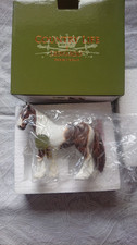 Cob horse ornament piebald - horse,