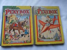 2 Vintage 1950 + 1951 PLAYBOX