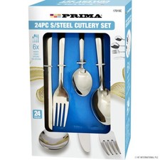 24PC STAINLESS STEEL CUTLERY