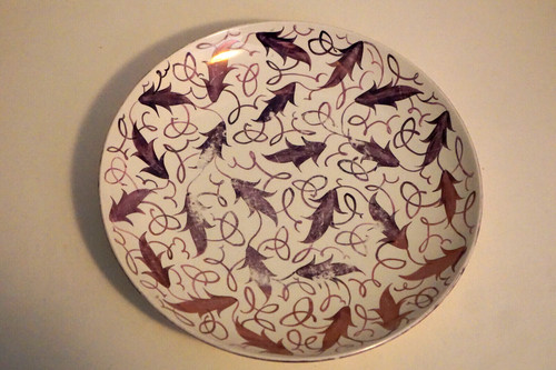 Wedgwood purple lustre foliage - lustre,