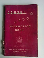 Ford Consul Instruction handbook