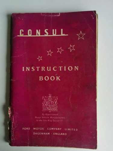 Ford consul instruction - consul,
