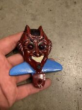 Gorgeous Devil License Plate Topper Frame Demon Metal Patina Auto Car Truck GIFT