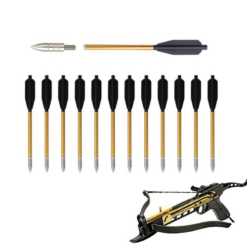 12pcs aluminium shafts - 6.3",