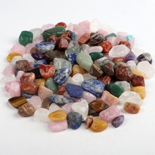 500G/1000G ASSORTED TUMBLED STONES BULK MIXED CRYSTALS GEMSTONES GEMS 13-30MM