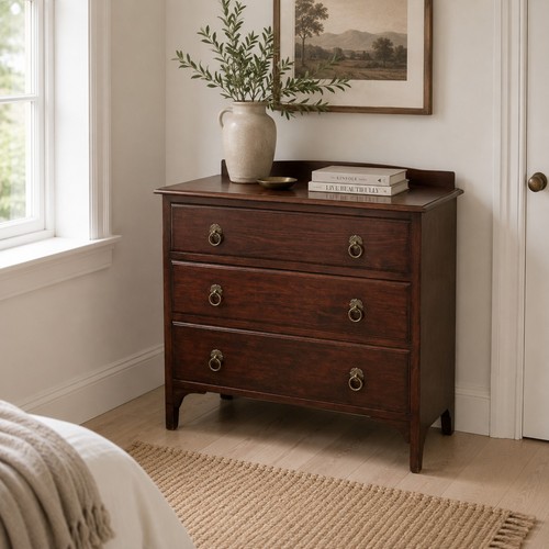 Antique mahogany chest - antique,