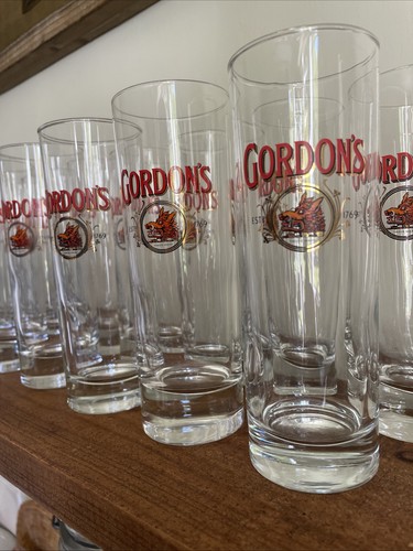 Gordons high ball gin glasses - high,