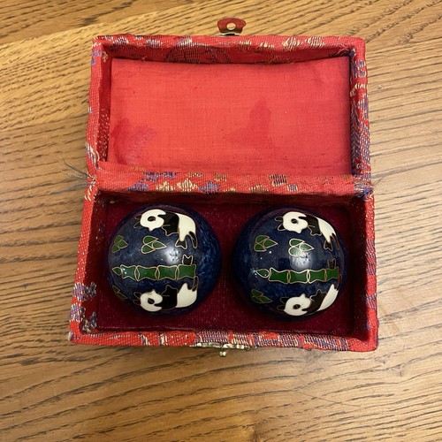 Panda baoding balls set 2 - set,