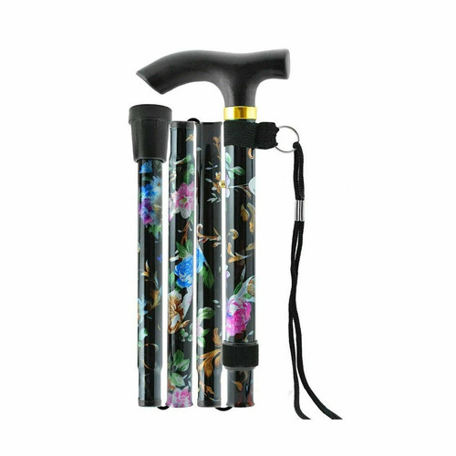 Adjustable folding walking - adjustable,