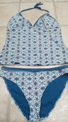 Mosaic tile pattern tankini - mosaic,