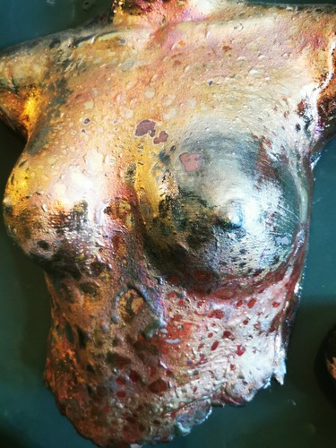 Raku ceramic female nude - ,