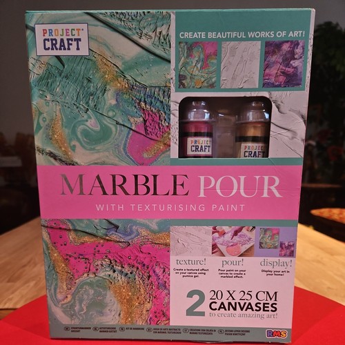 Project craft marble pour - project,