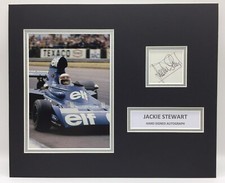 Rare jackie stewart - rare, signed